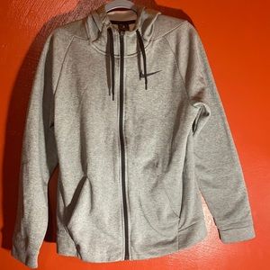 Nike Dri-fit grey jacket, size small